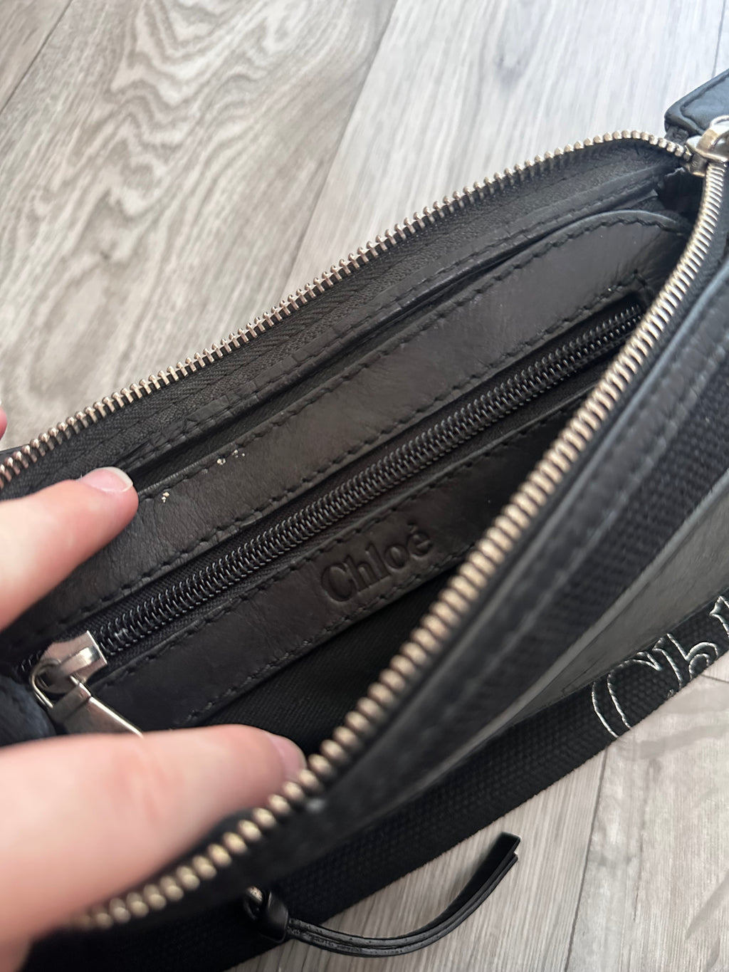 Vintage 2000s Chloe black shoulder bag