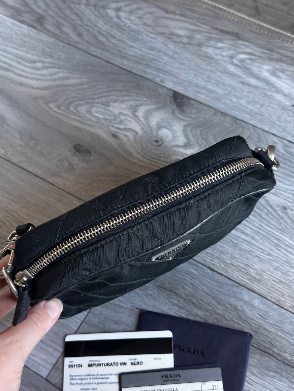 Black Nylon Prada Mini Bag