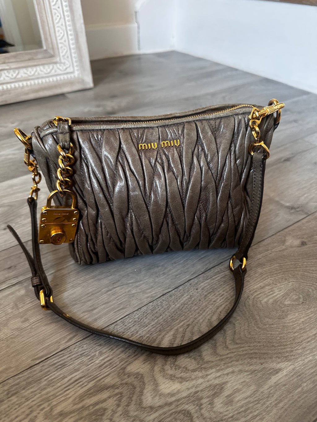Vintage Miu Miu Matelasse Shoulder bag