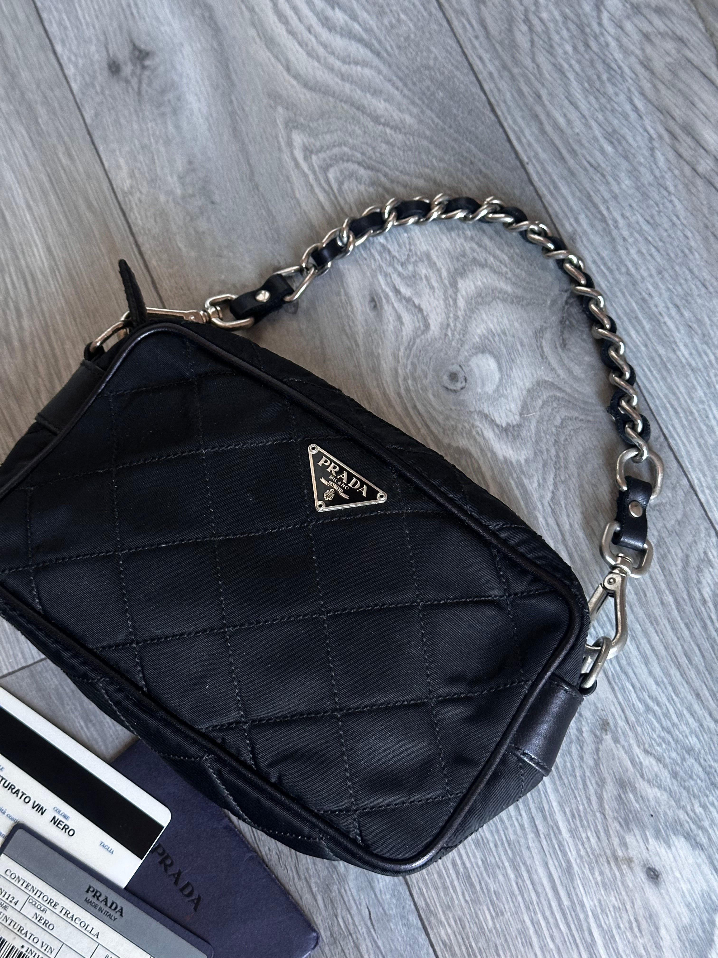 Black Nylon Prada Mini Bag