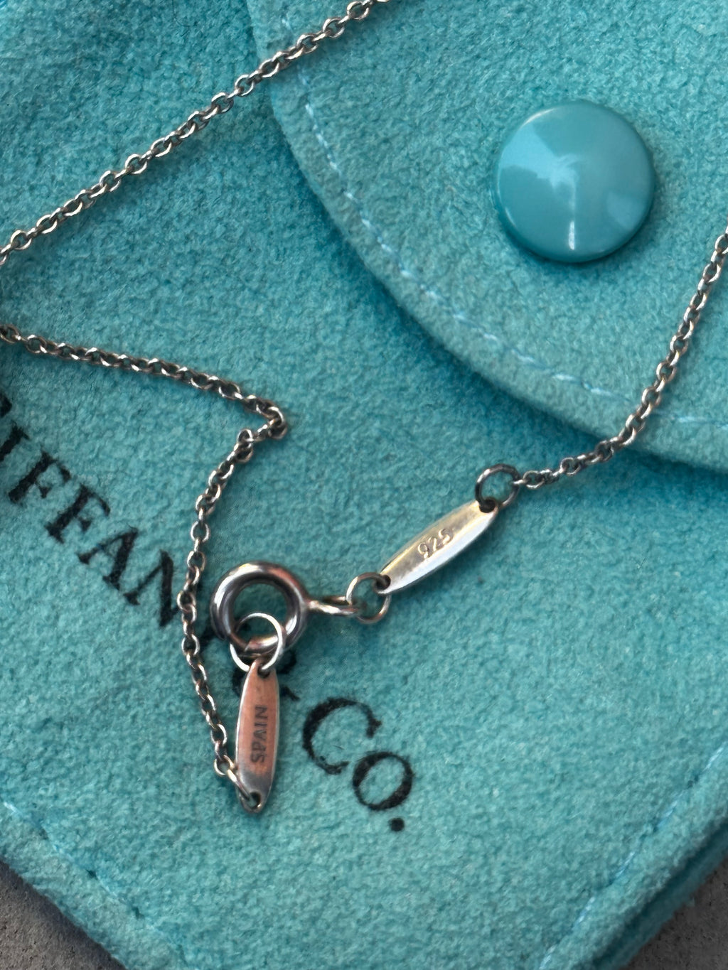 Tiffany & Co Elsa Peretti Feather pendant necklace