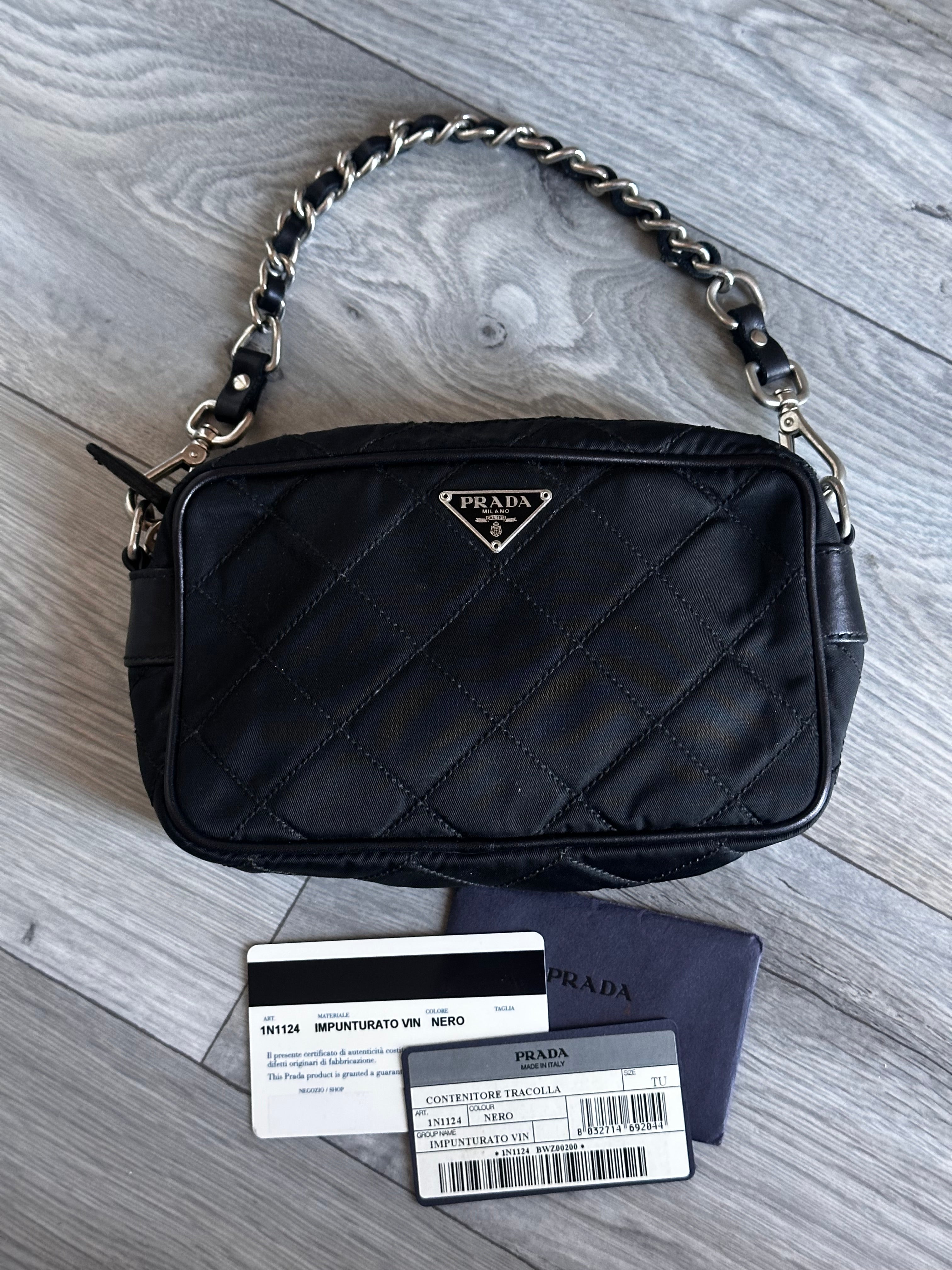 Black Nylon Prada Mini Bag
