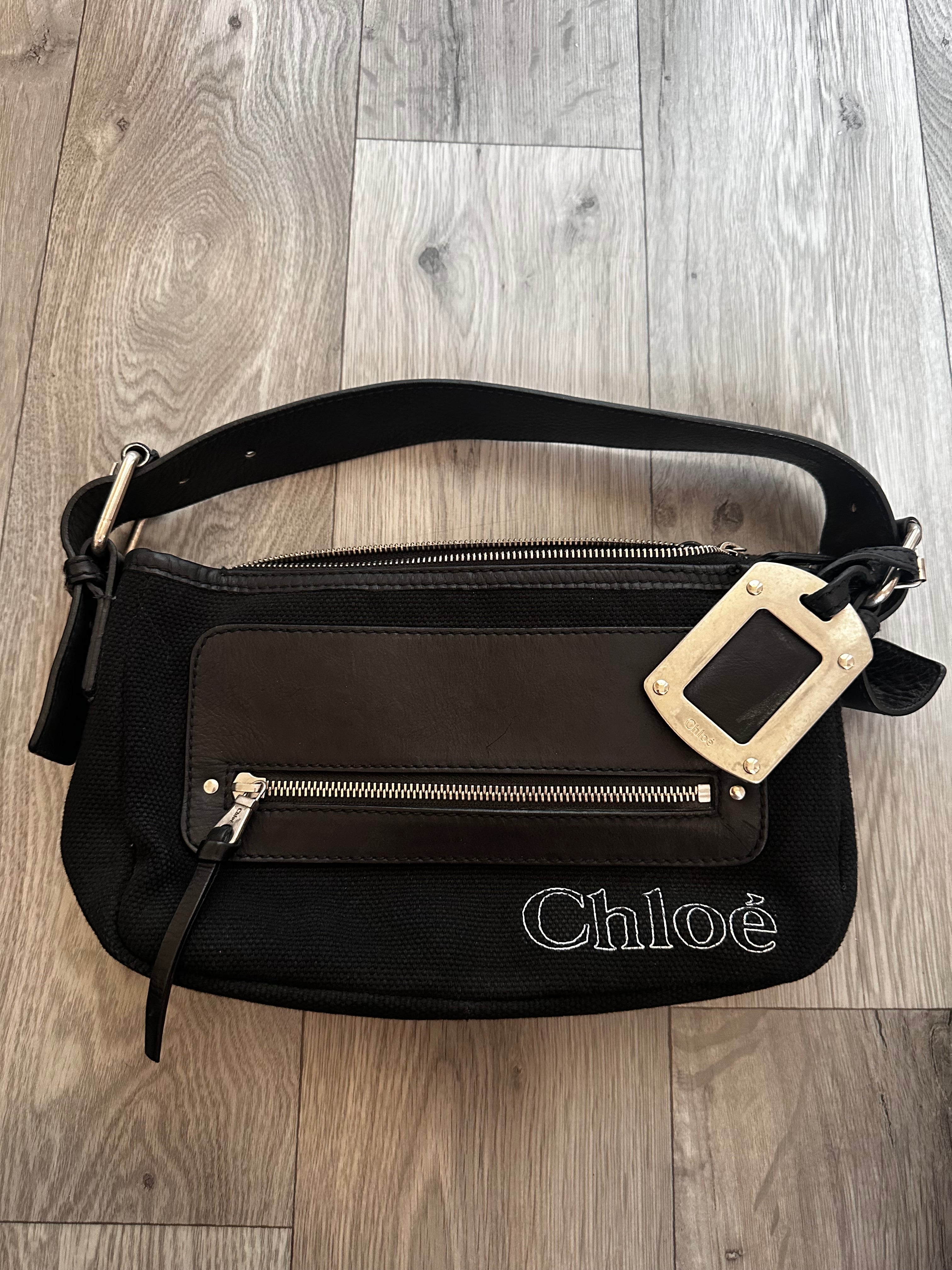 Vintage 2000s Chloe black shoulder bag