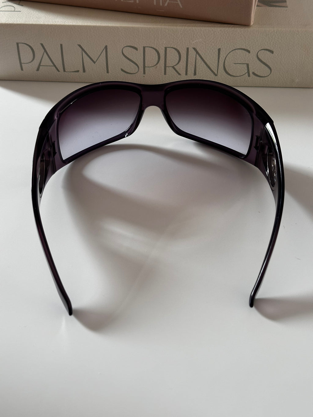 2000s Purple Dior Wrap sunglasses