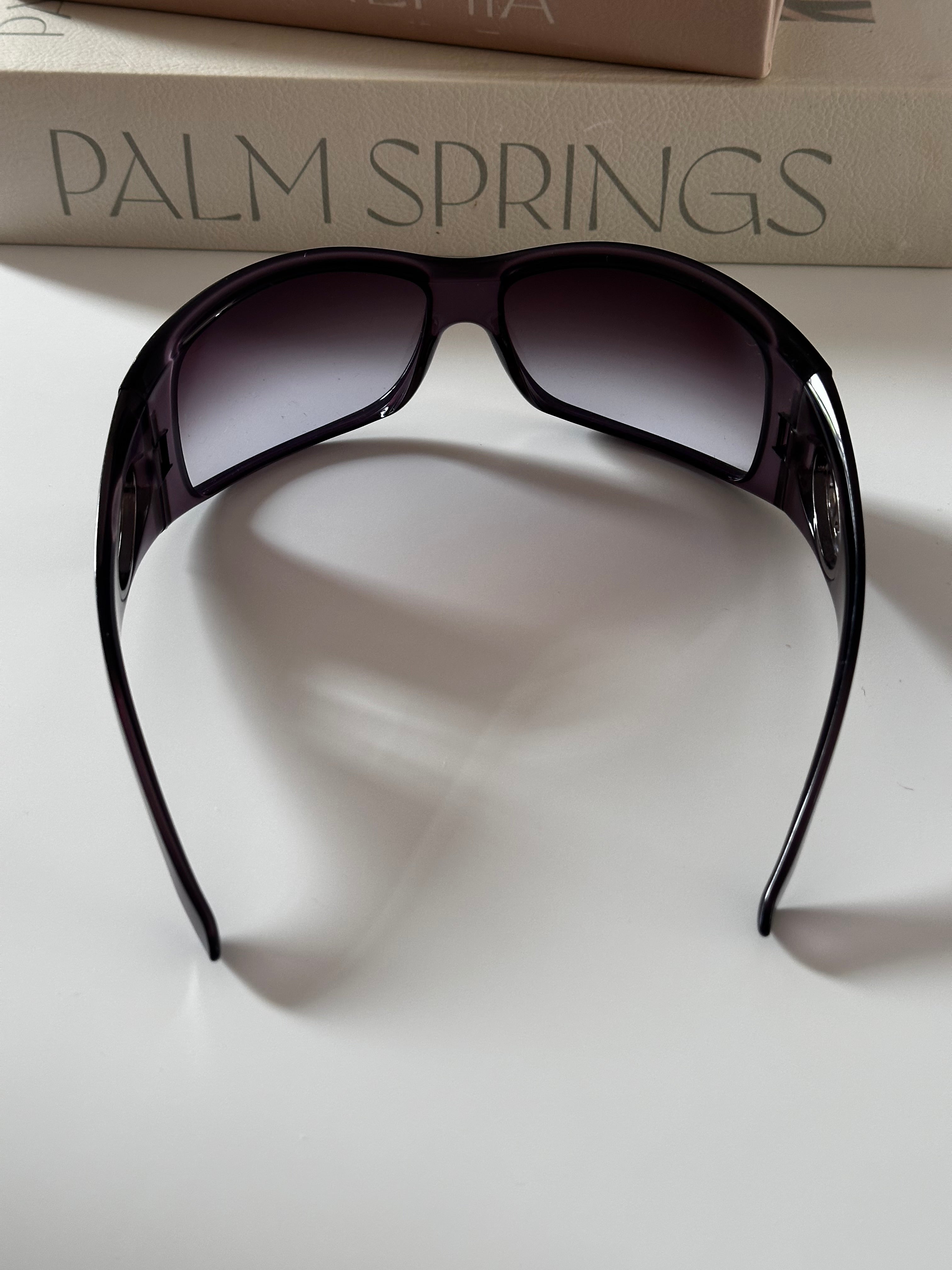 2000s Purple Dior Wrap sunglasses