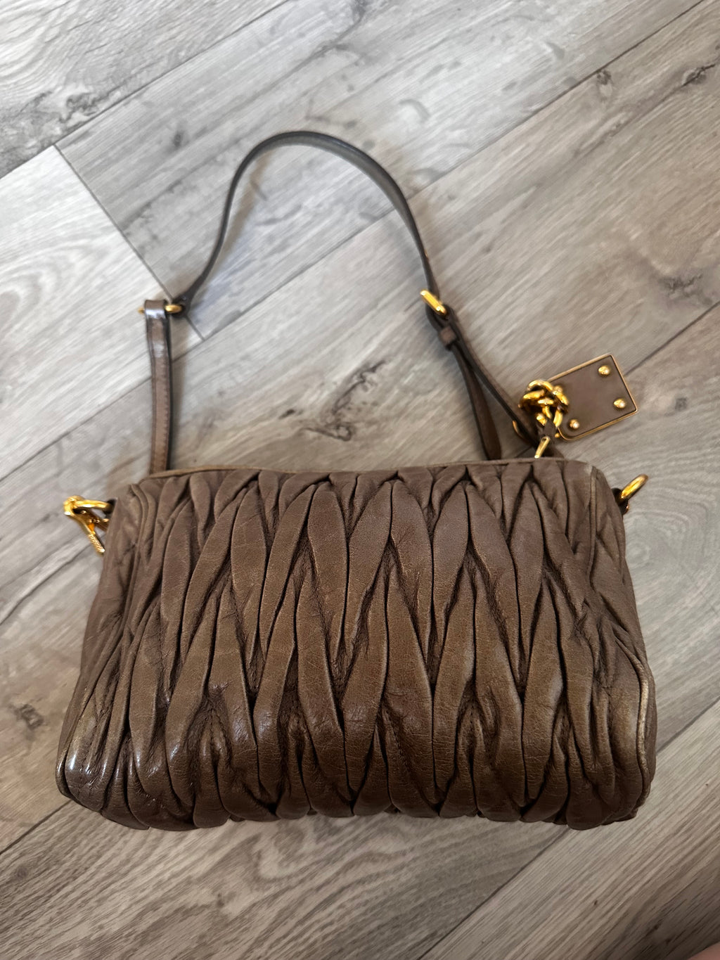 Vintage Miu Miu Matelasse Shoulder bag
