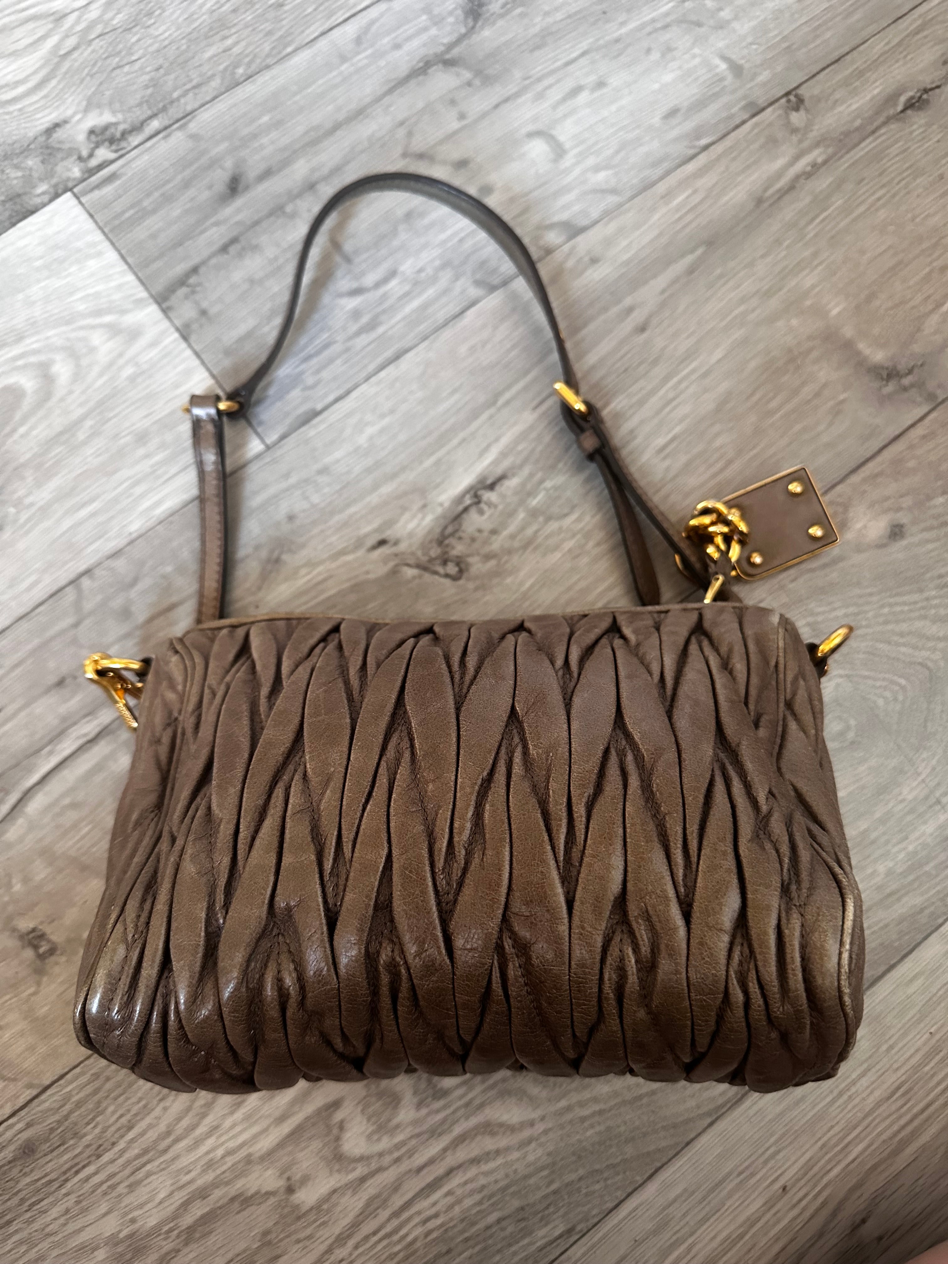 Vintage Miu Miu Matelasse Shoulder bag