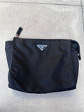 Vintage Prada Black Nylon Pouch
