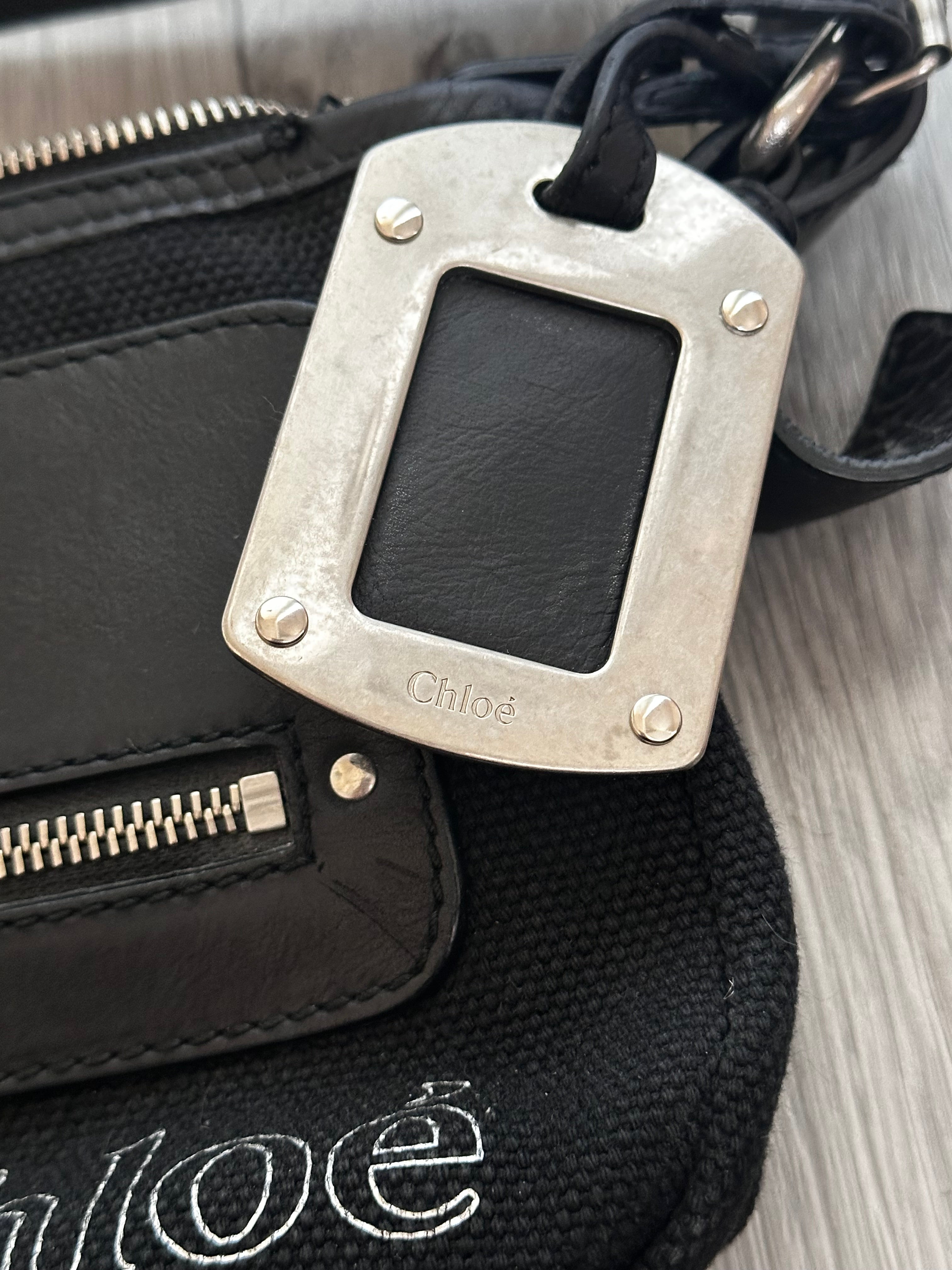 Vintage 2000s Chloe black shoulder bag
