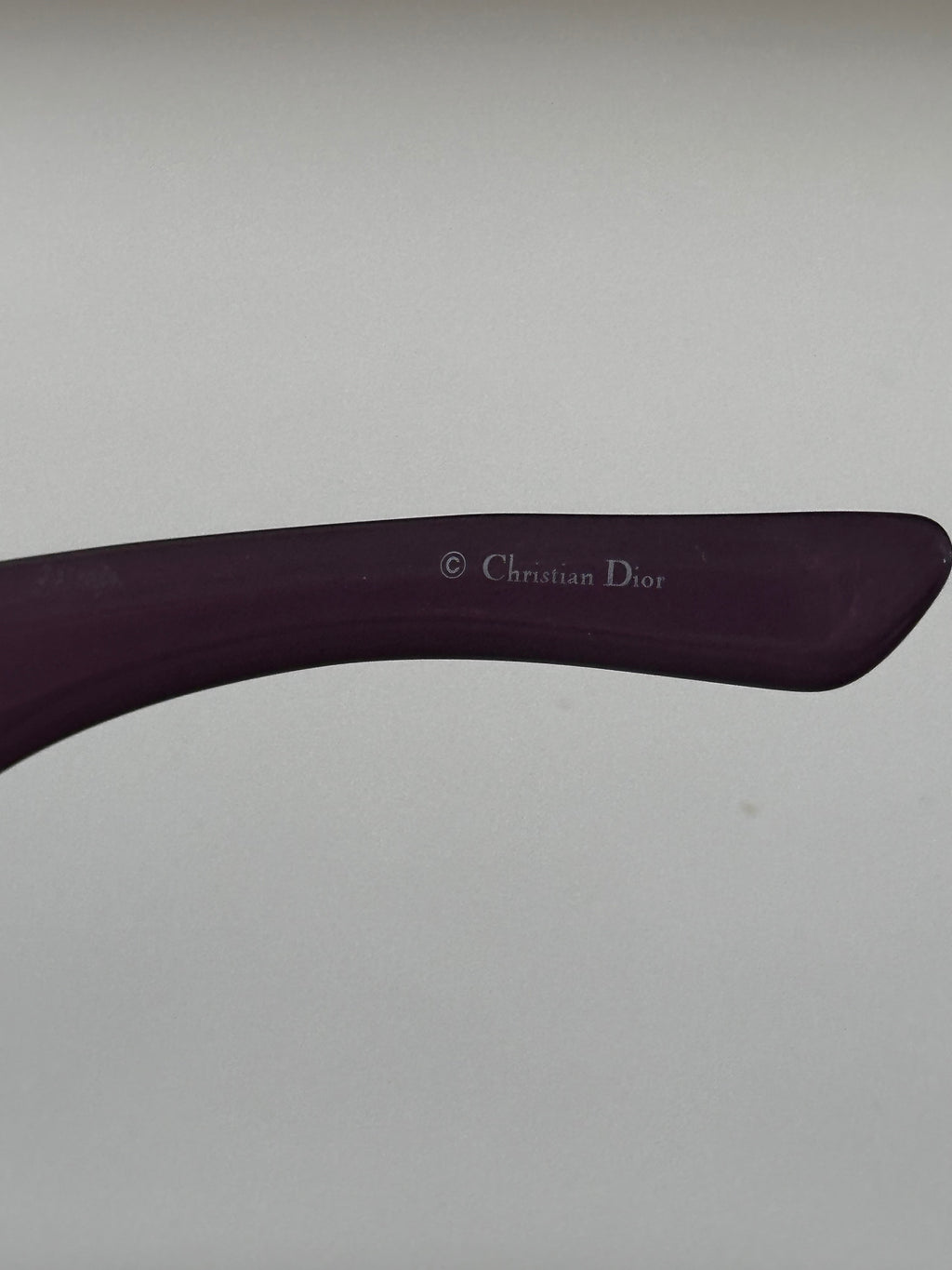 2000s Purple Dior Wrap sunglasses