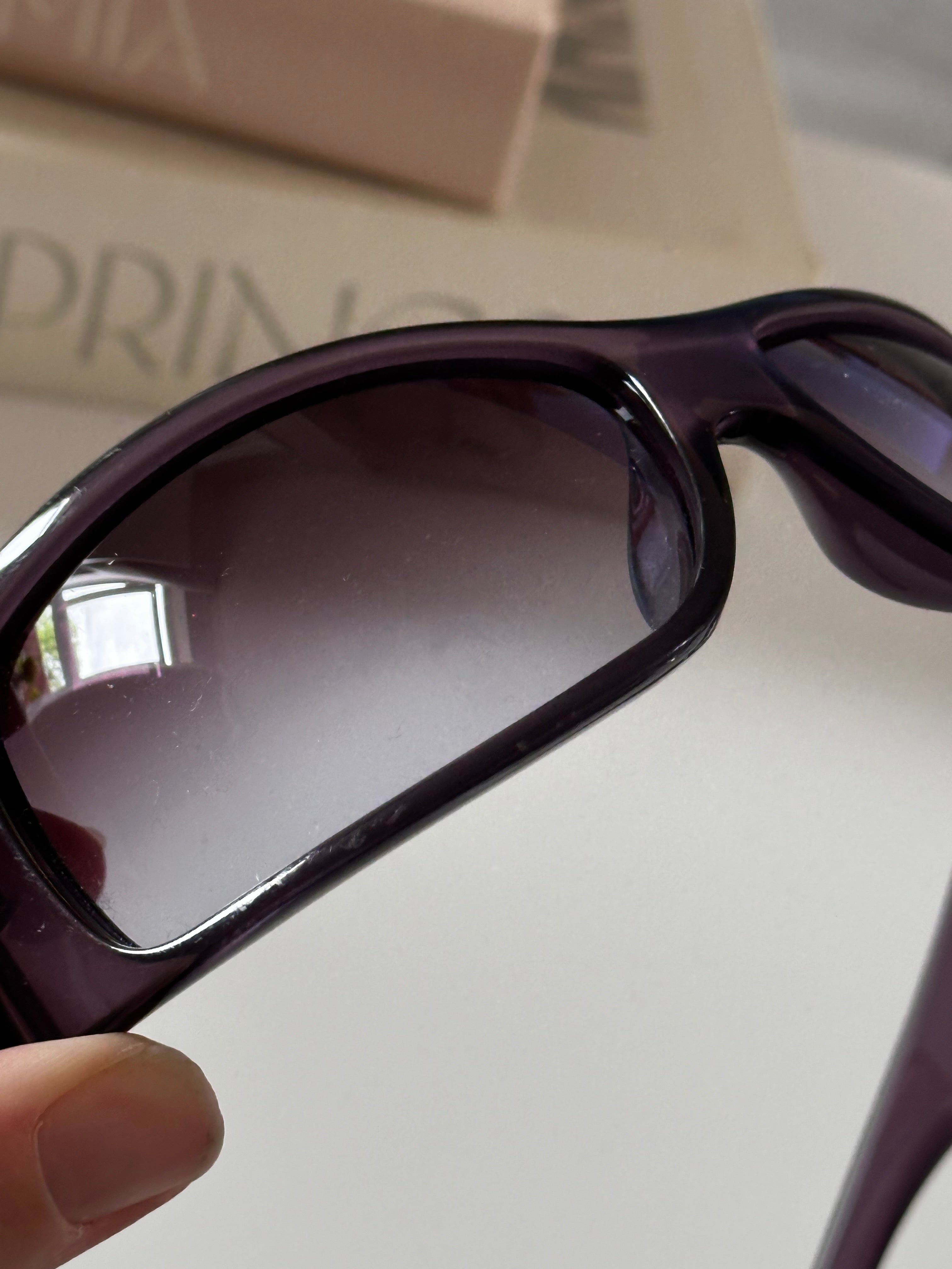2000s Purple Dior Wrap sunglasses