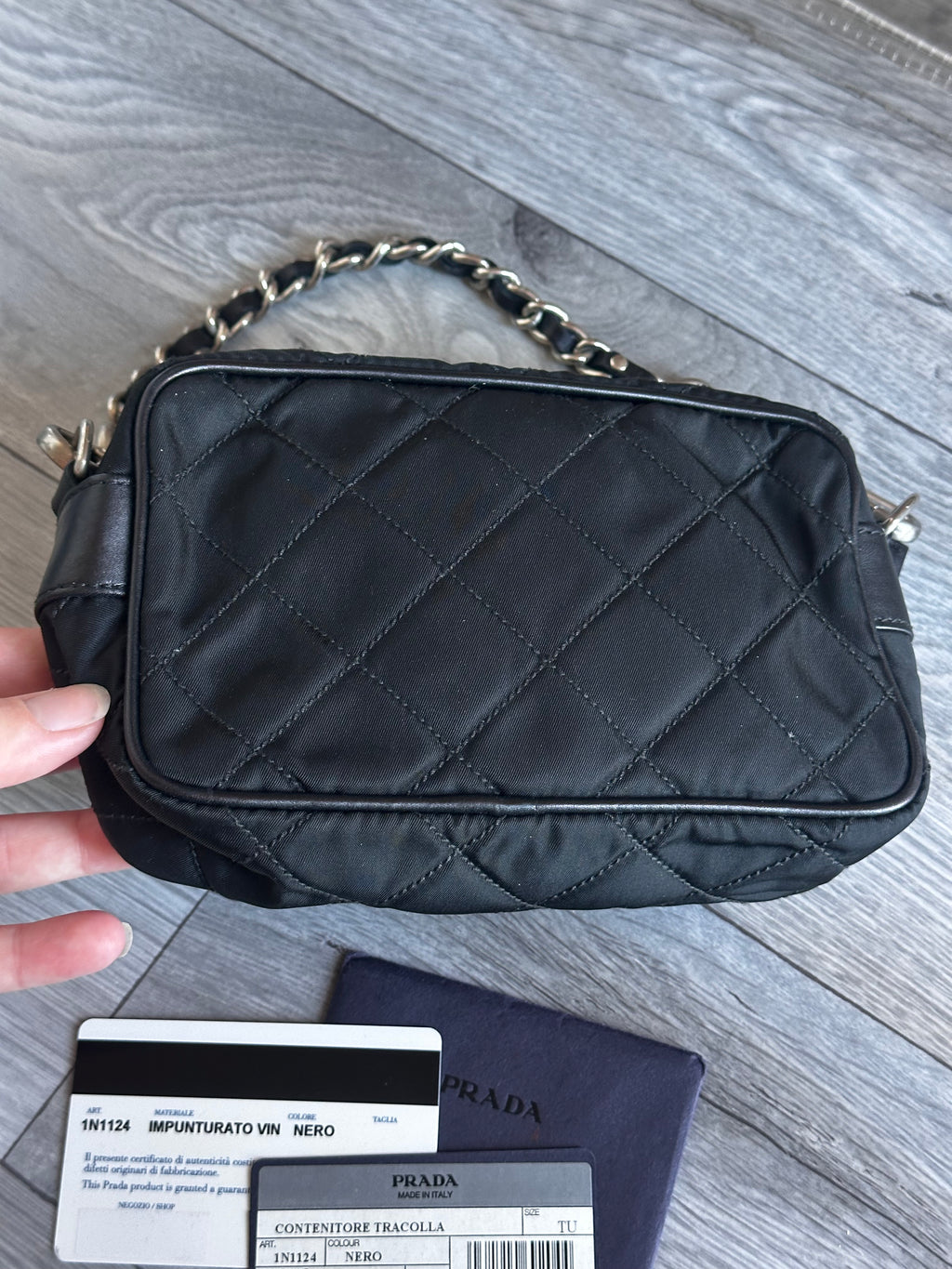 Black Nylon Prada Mini Bag