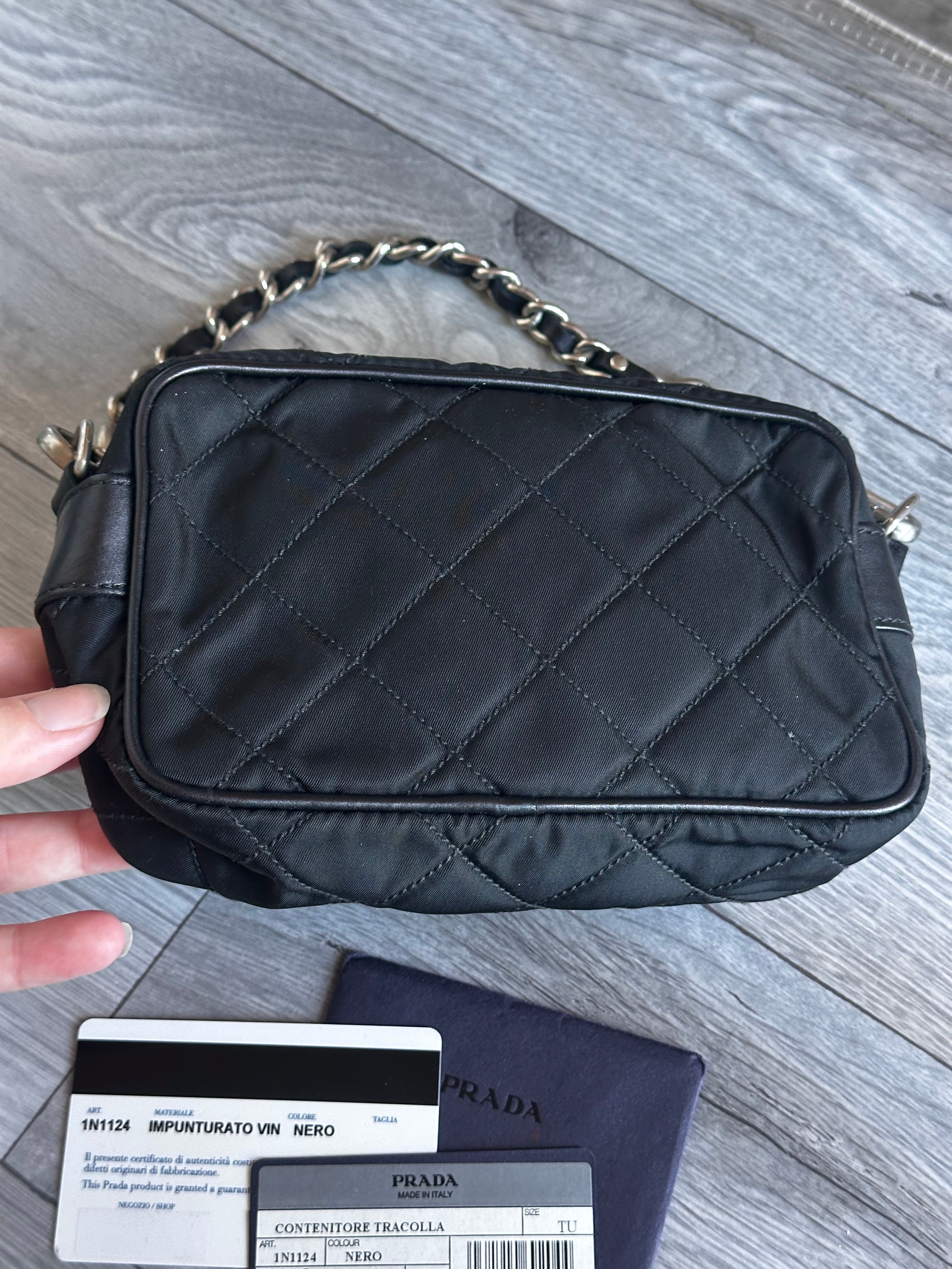 Black Nylon Prada Mini Bag