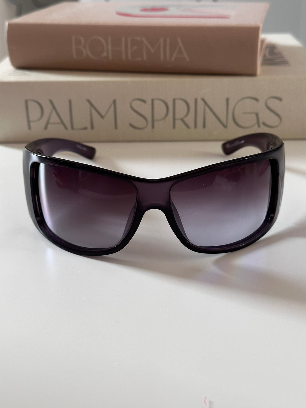 2000s Purple Dior Wrap sunglasses