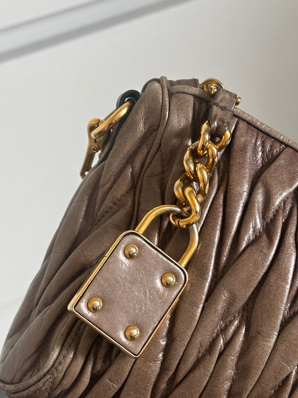 Vintage Miu Miu Matelasse Shoulder bag