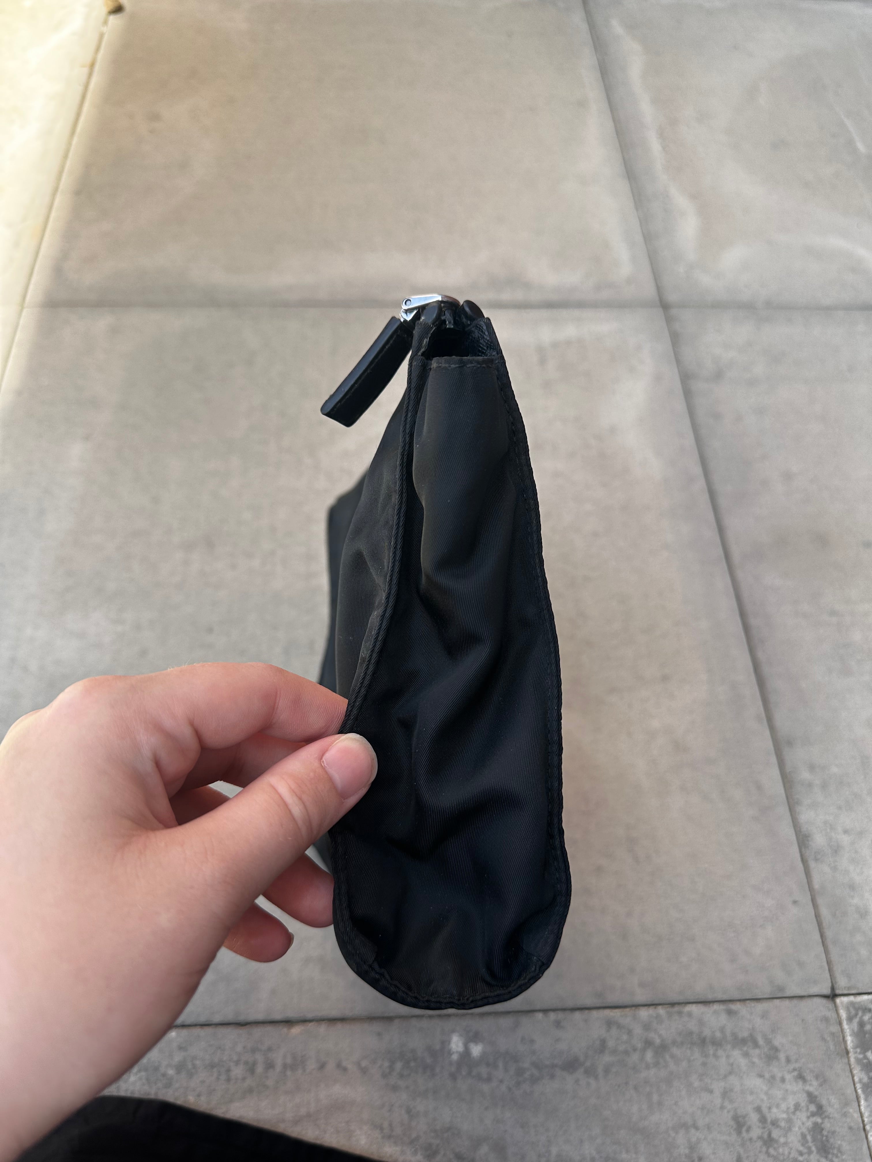 Vintage Prada Black Nylon Pouch