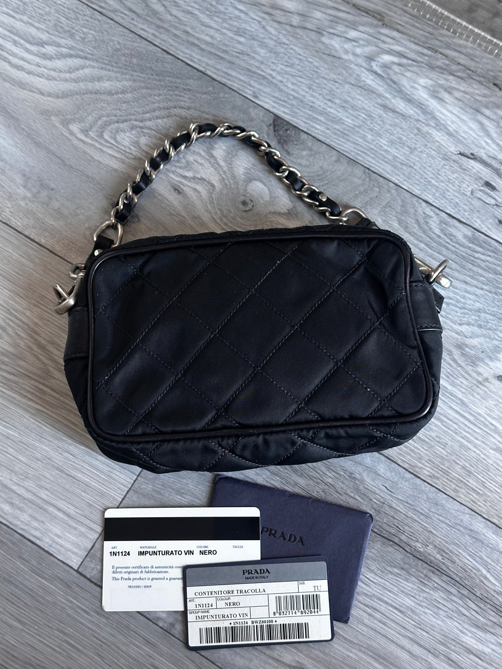 Black Nylon Prada Mini Bag