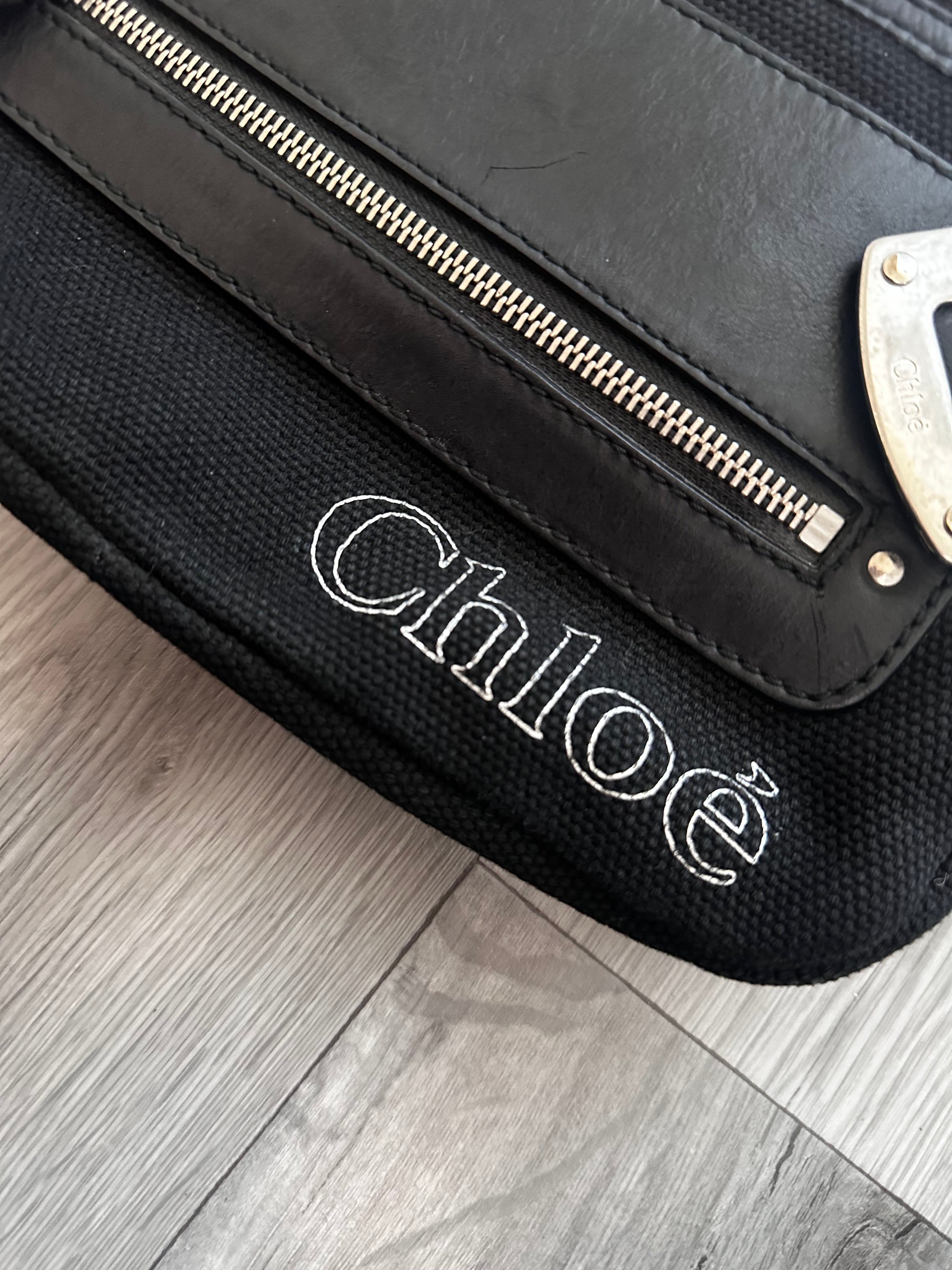 Vintage 2000s Chloe black shoulder bag
