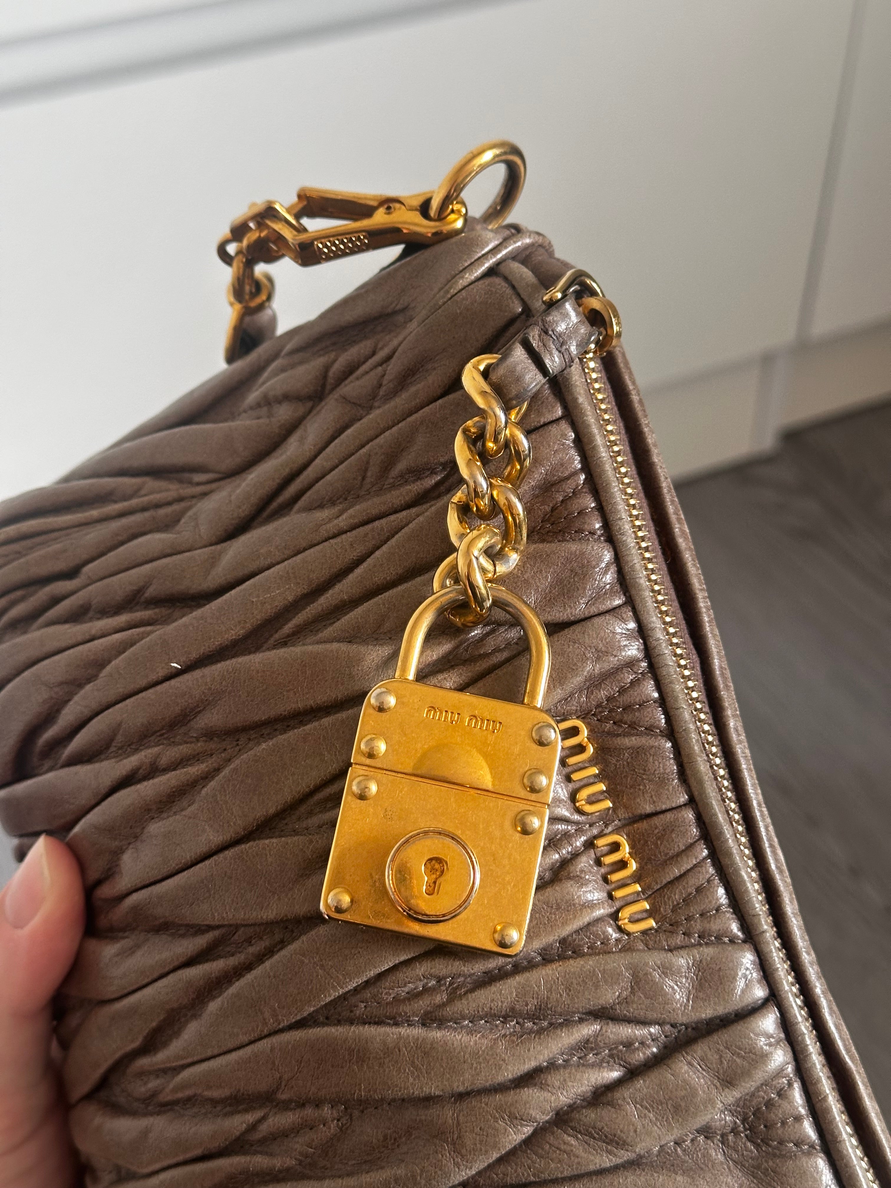 Vintage Miu Miu Matelasse Shoulder bag